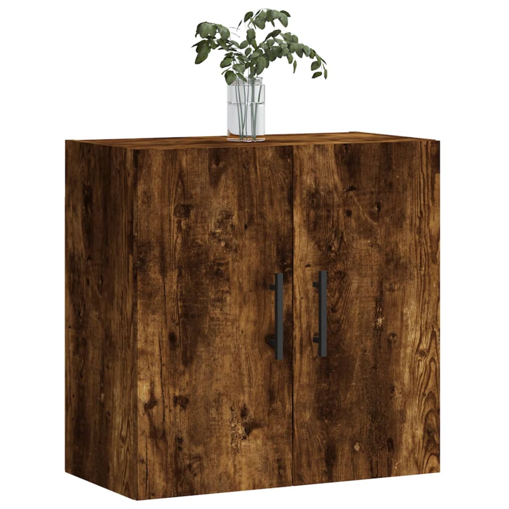 vidaXL Dulap de perete, stejar fumuriu, 60x31x60 cm, lemn compozit
