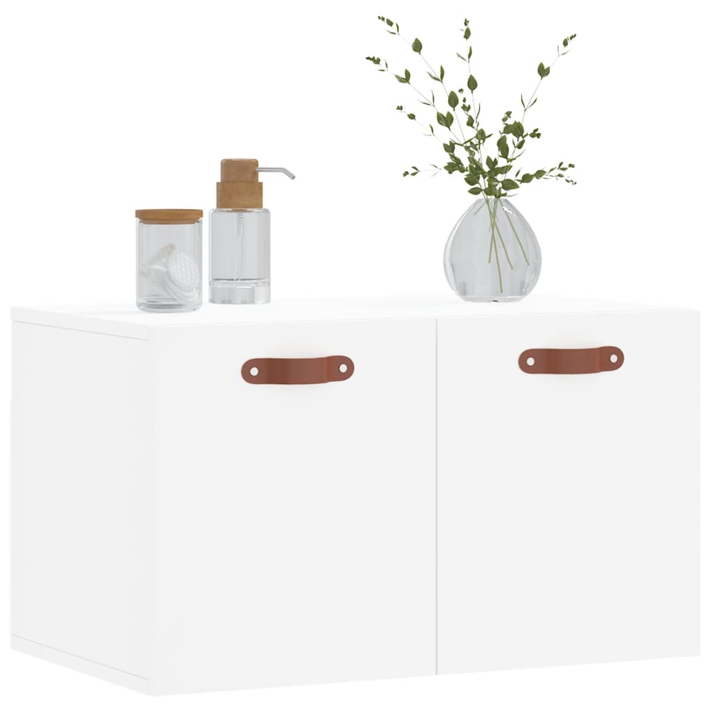 vidaXL Dulap de perete, alb, 60x36,5x35 cm, lemn prelucrat vidaXL Dulap de perete, alb, 60x36,5x35 cm, lemn prelucrat