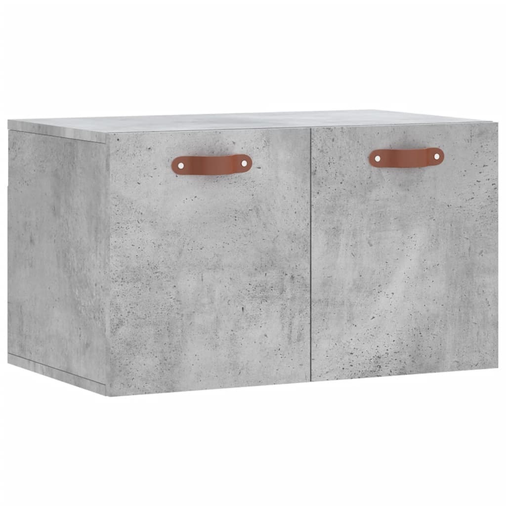 vidaXL Dulap de perete, gri beton, 60x36,5x35 cm, lemn prelucrat