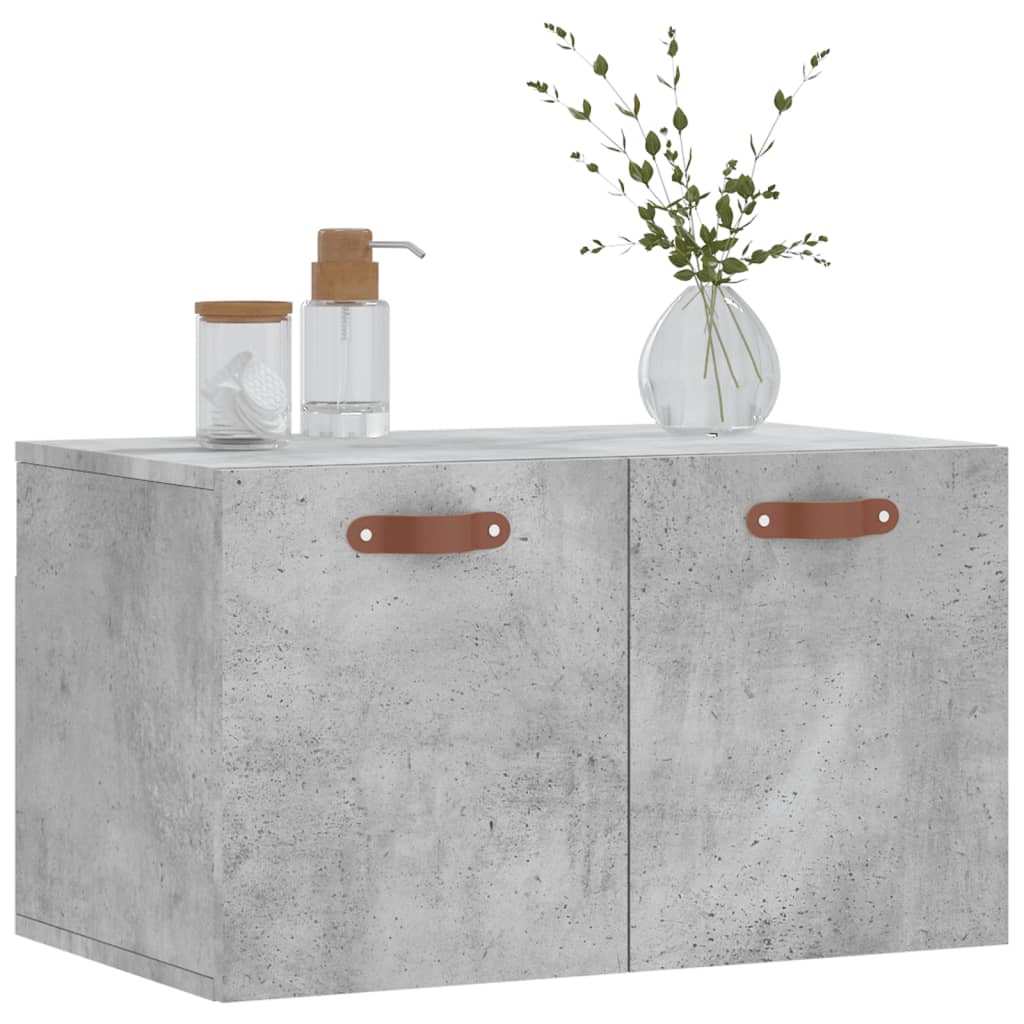 vidaXL Dulap de perete, gri beton, 60x36,5x35 cm, lemn prelucrat