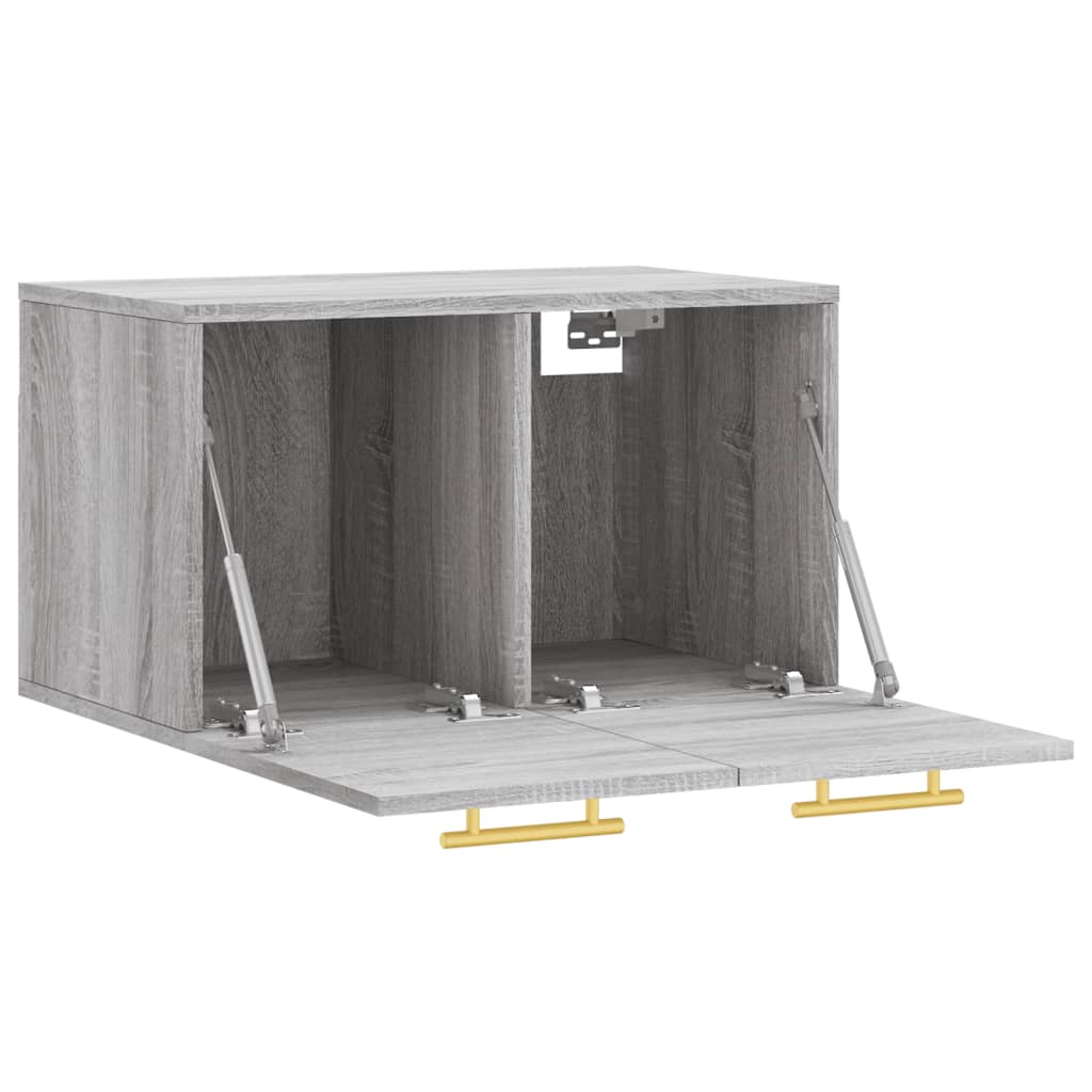 vidaXL Dulap de perete, gri sonoma, 60x36,5x35 cm, lemn prelucrat
