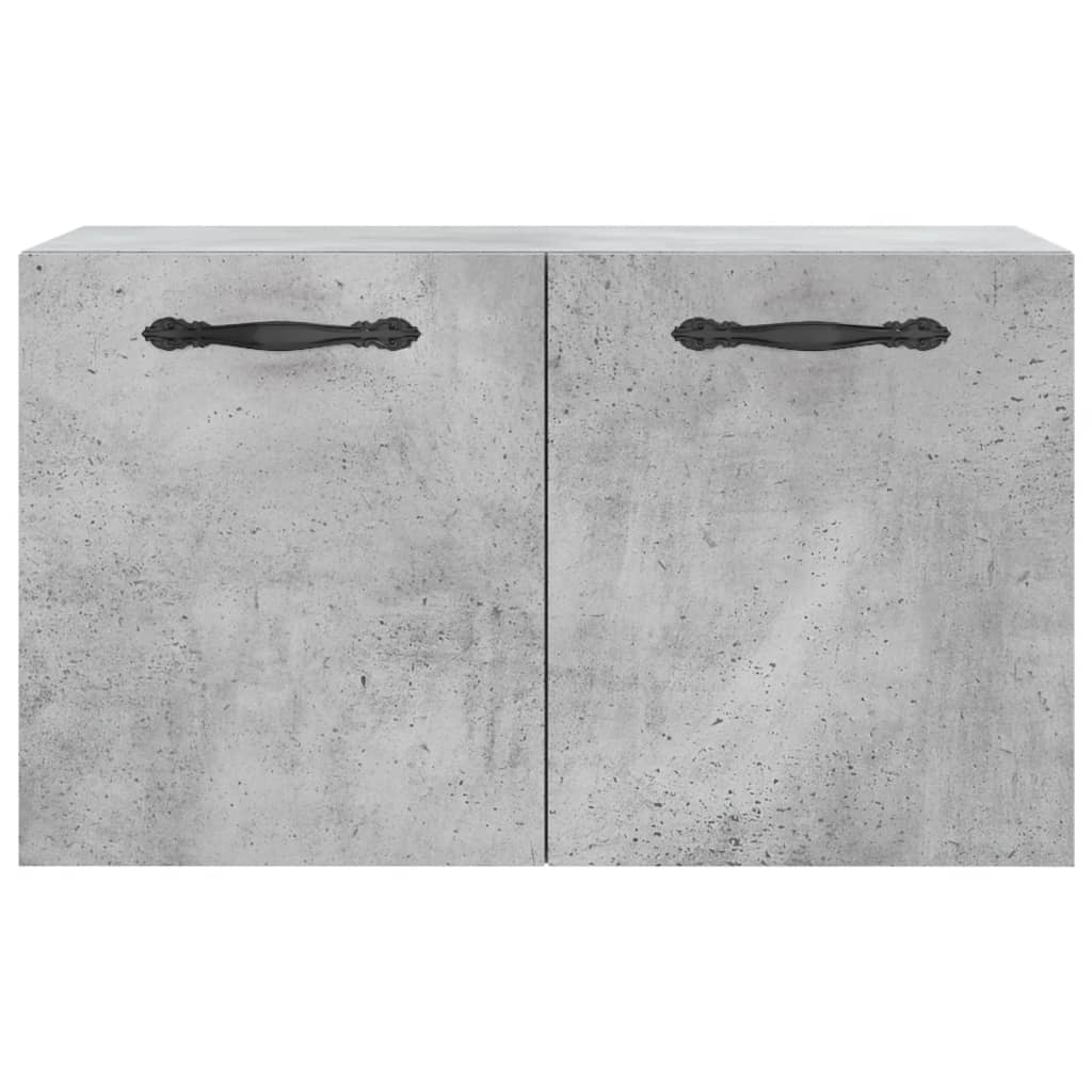 vidaXL Dulap de perete, gri beton, 60x36,5x35 cm, lemn prelucrat