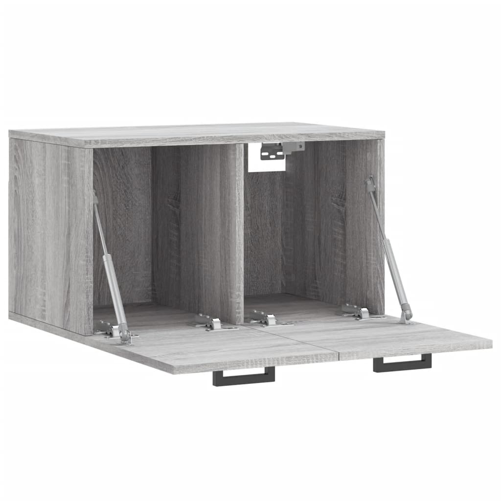 vidaXL Dulap de perete, gri sonoma, 60x36,5x35 cm, lemn prelucrat
