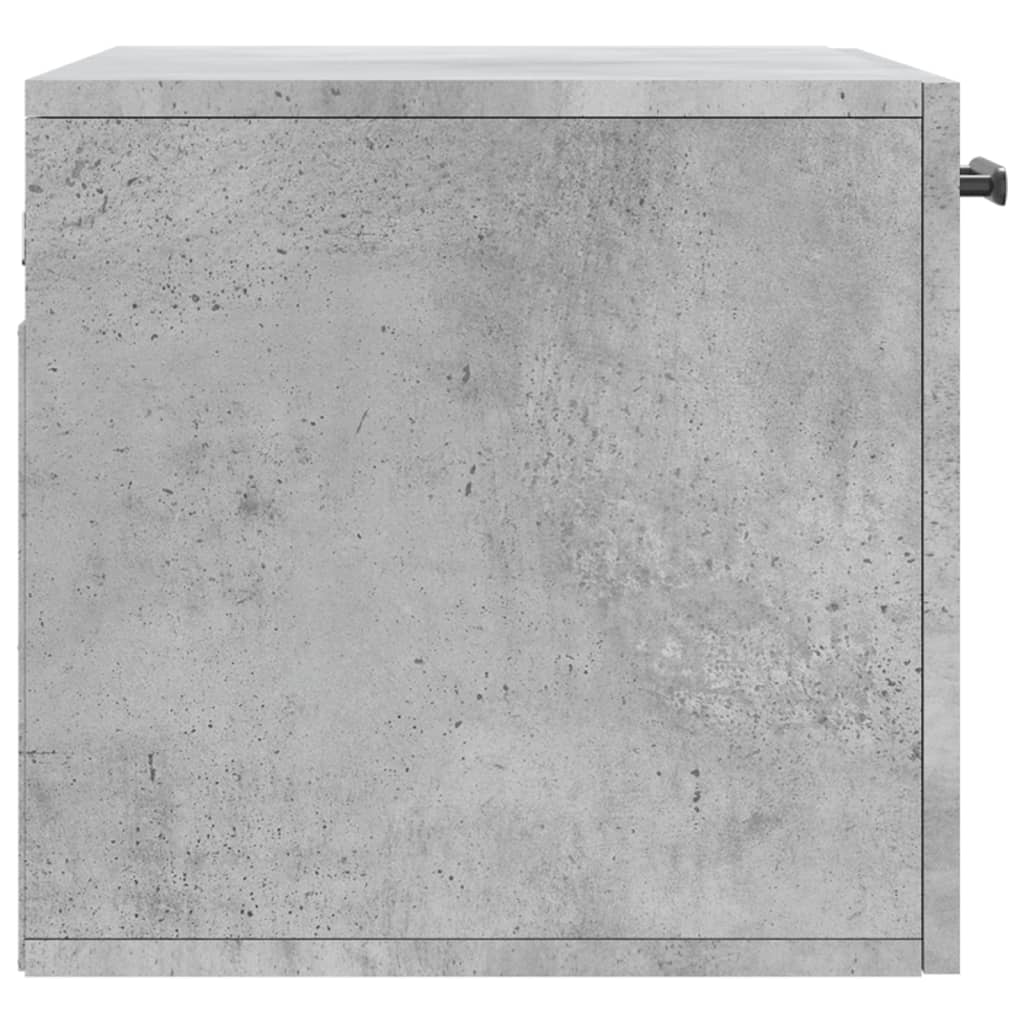 vidaXL Dulap de perete, gri beton, 60x36,5x35 cm, lemn prelucrat