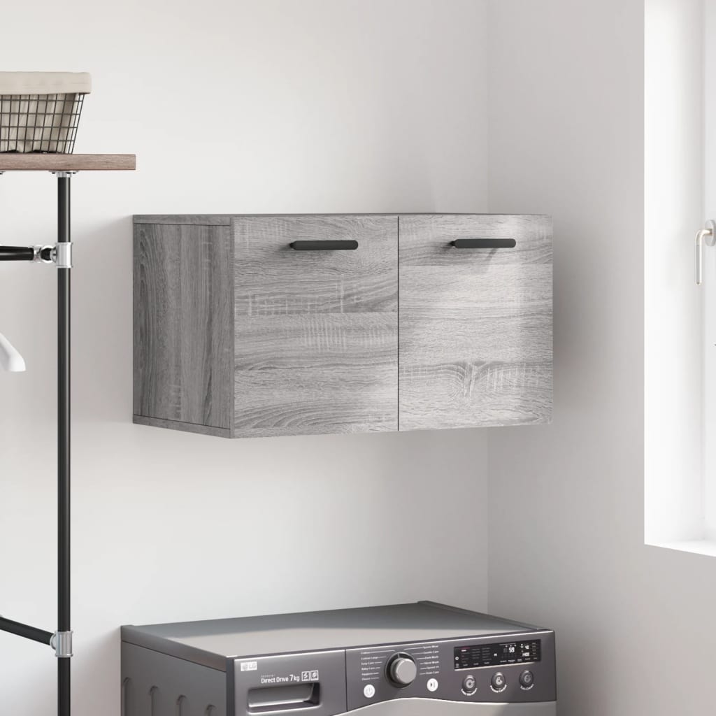 vidaXL Dulap de perete, gri sonoma, 60x36,5x35 cm, lemn prelucrat