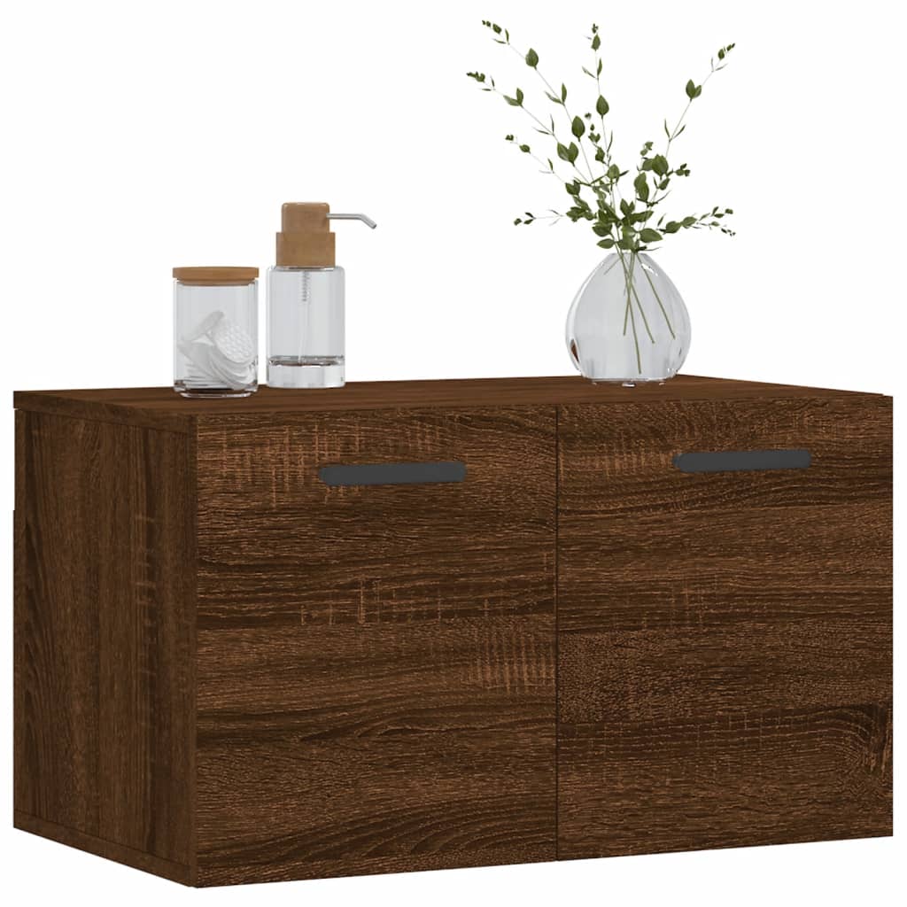 vidaXL Dulap de perete, stejar maro, 60x36,5x35 cm, lemn prelucrat
