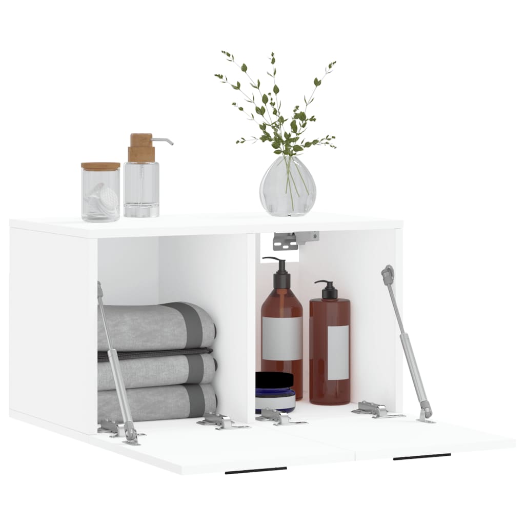 vidaXL Dulap de perete, alb, 60x36,5x35 cm, lemn prelucrat