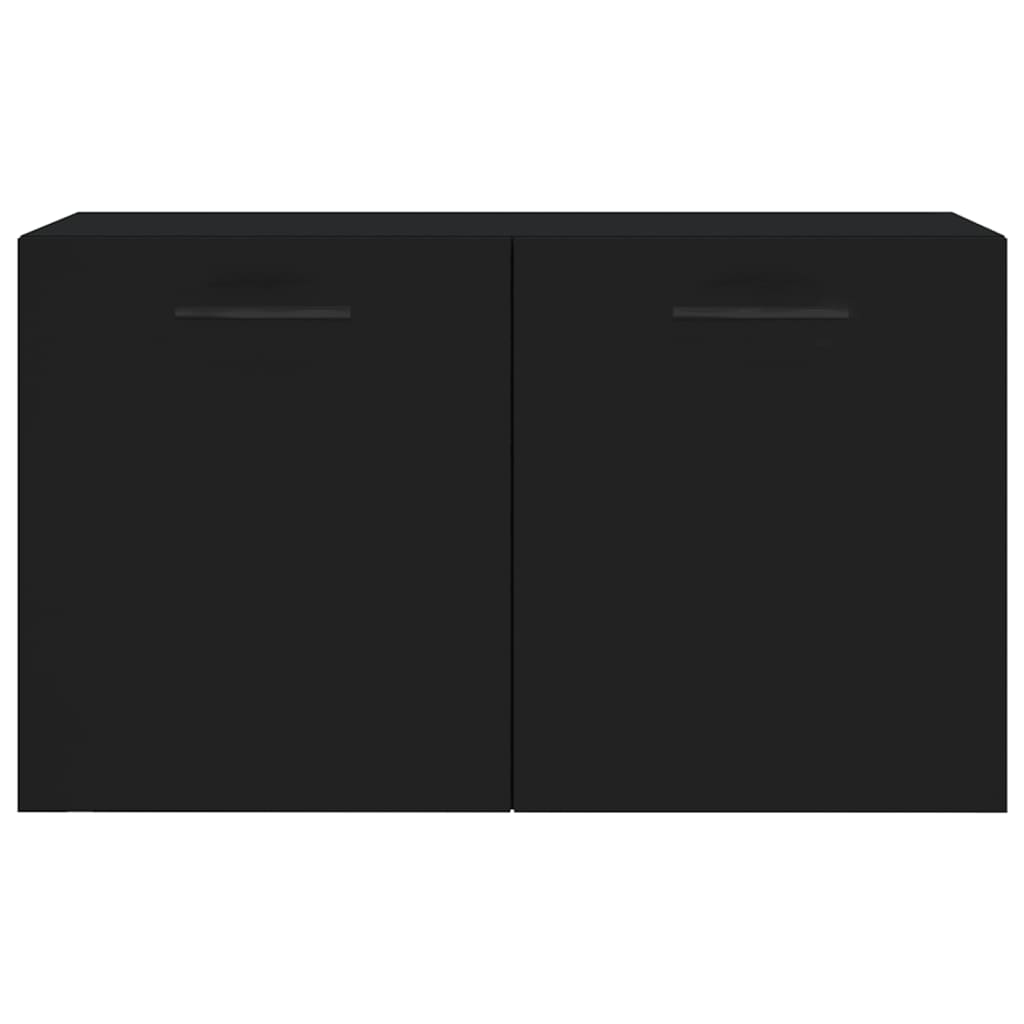 vidaXL Dulap de perete, negru, 60x36,5x35 cm, lemn prelucrat