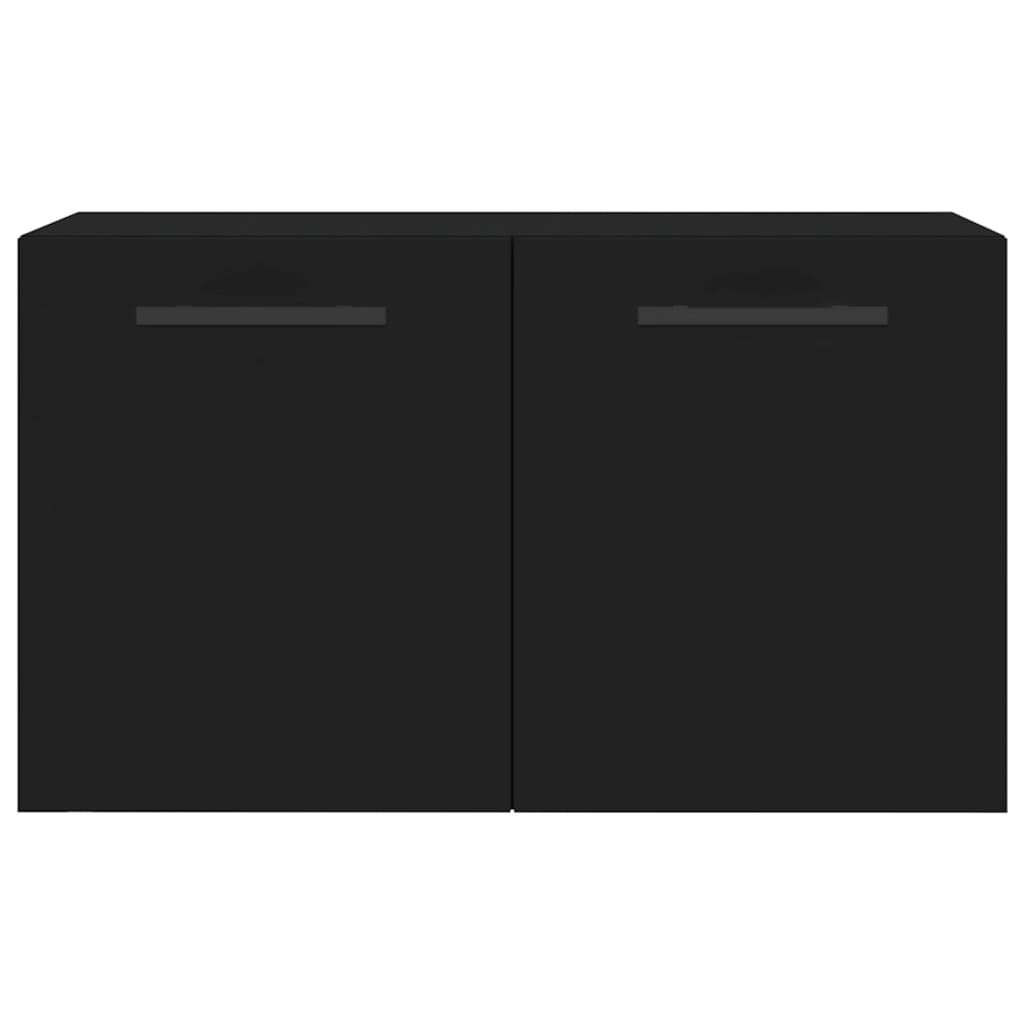 vidaXL Dulap de perete, negru, 60x36,5x35 cm, lemn prelucrat