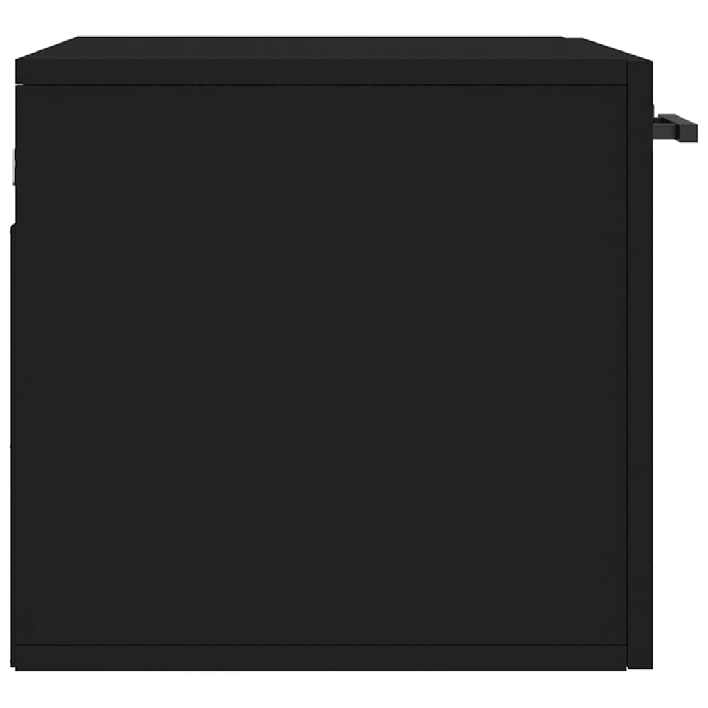 vidaXL Dulap de perete, negru, 60x36,5x35 cm, lemn prelucrat
