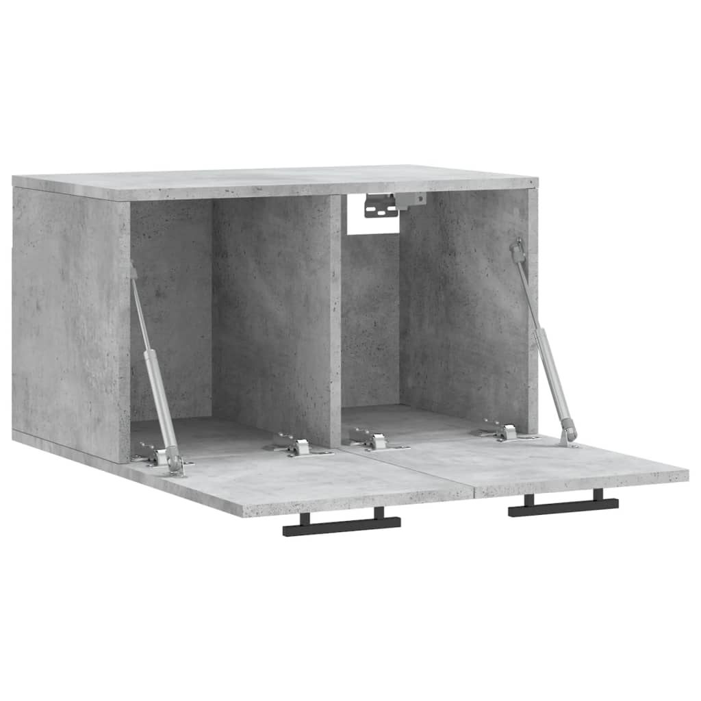 vidaXL Dulap de perete, gri beton, 60x36,5x35 cm, lemn prelucrat vidaXL Dulap de perete, gri beton, 60x36,5x35 cm, lemn prelucrat
