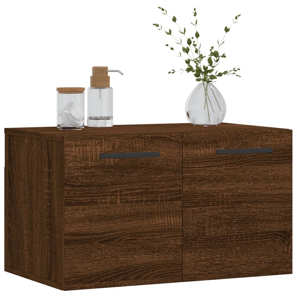 vidaXL Dulap de perete, stejar maro, 60x36,5x35 cm, lemn prelucrat