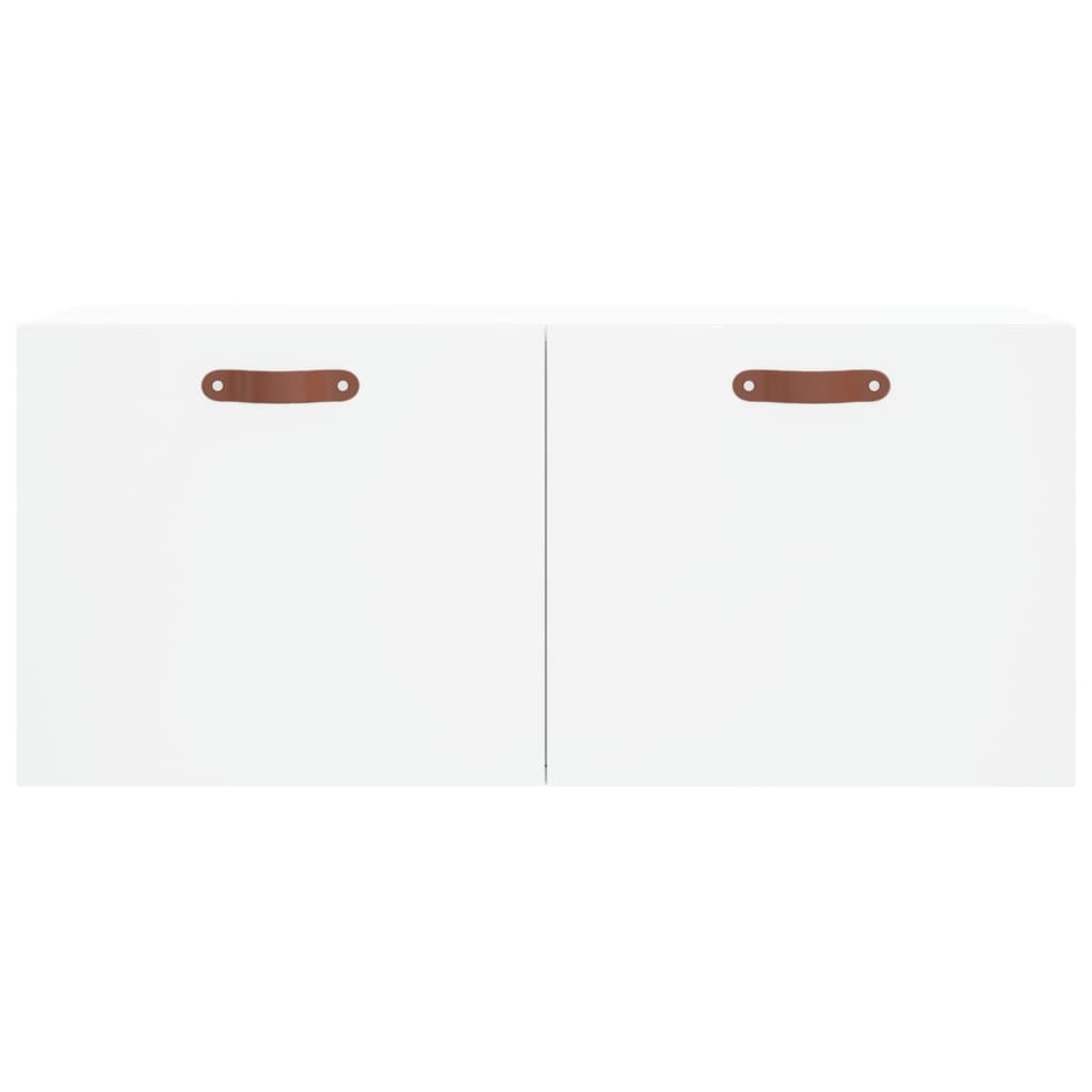 vidaXL Dulap de perete, alb, 80x36,5x35 cm, lemn compozit