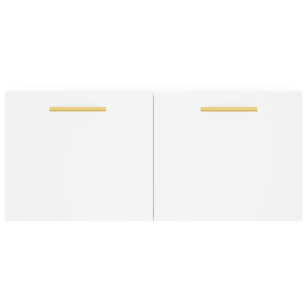 vidaXL Dulap de perete, alb, 80x36,5x35 cm, lemn compozit vidaXL Dulap de perete, alb, 80x36,5x35 cm, lemn compozit