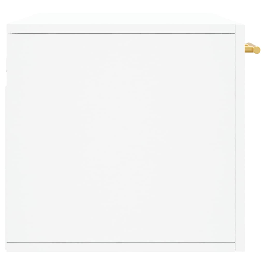 vidaXL Dulap de perete, alb, 80x36,5x35 cm, lemn compozit vidaXL Dulap de perete, alb, 80x36,5x35 cm, lemn compozit