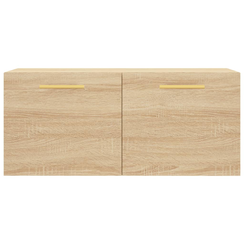 vidaXL Dulap de perete, stejar sonoma, 80x36,5x35 cm, lemn compozit vidaXL Dulap de perete, stejar sonoma, 80x36,5x35 cm, lemn compozit