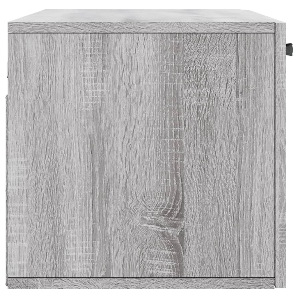 vidaXL Dulap de perete, gri sonoma, 80x36,5x35 cm, lemn compozit