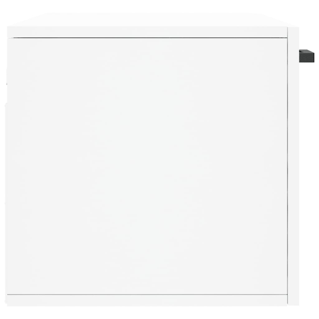 vidaXL Dulap de perete, alb, 80x36,5x35 cm, lemn compozit vidaXL Dulap de perete, alb, 80x36,5x35 cm, lemn compozit