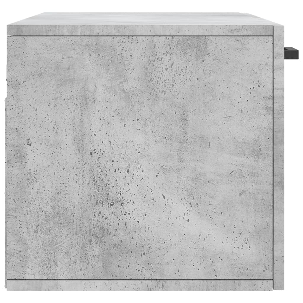 vidaXL Dulap de perete, gri beton, 80x36,5x35 cm, lemn compozit