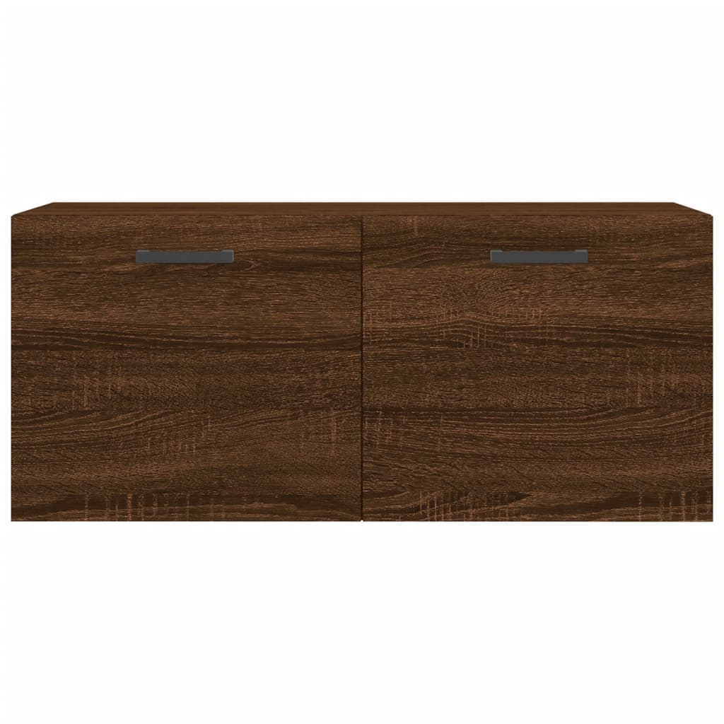 vidaXL Dulap de perete, stejar maro, 80x36,5x35 cm, lemn compozit