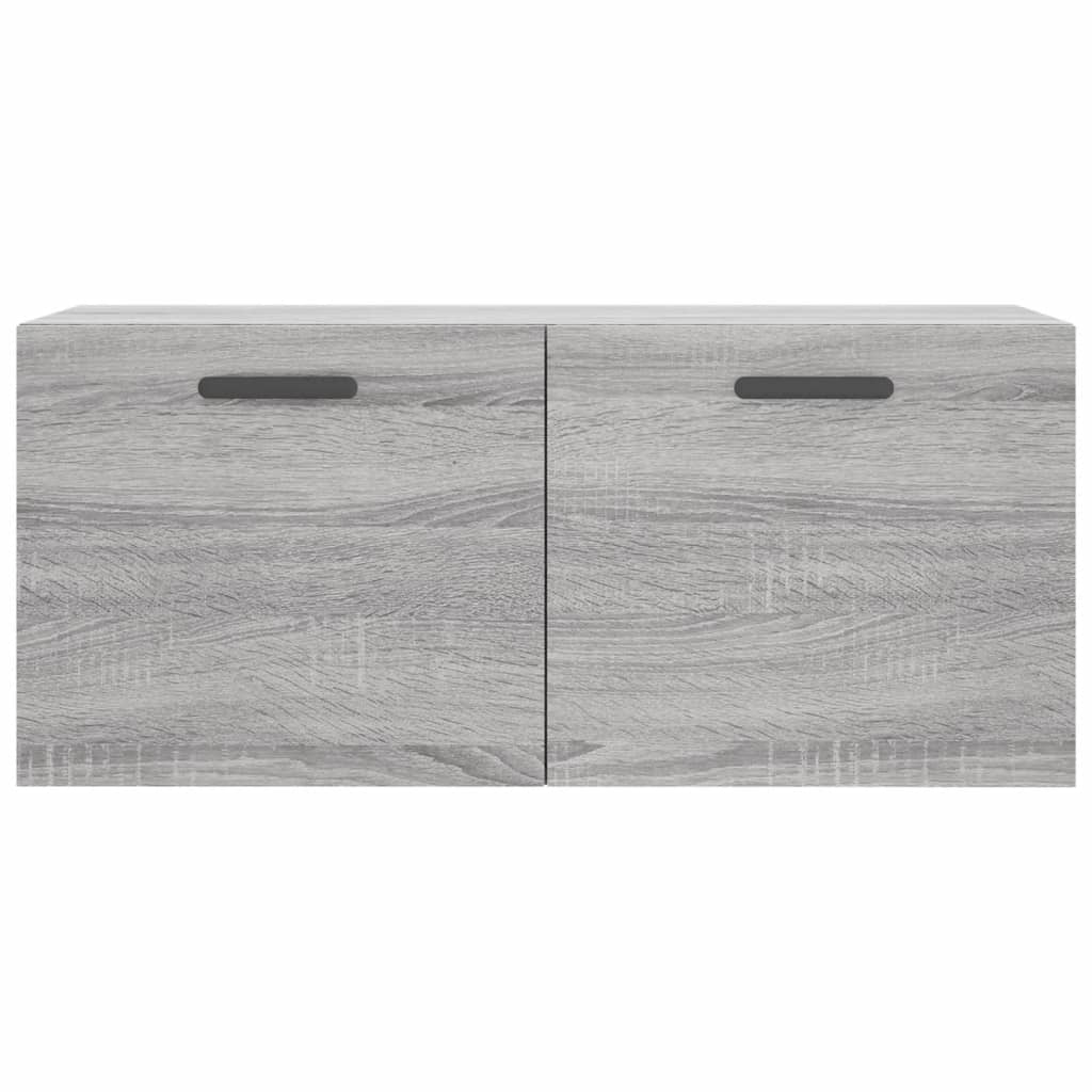 vidaXL Dulap de perete, gri sonoma, 80x36,5x35 cm, lemn compozit