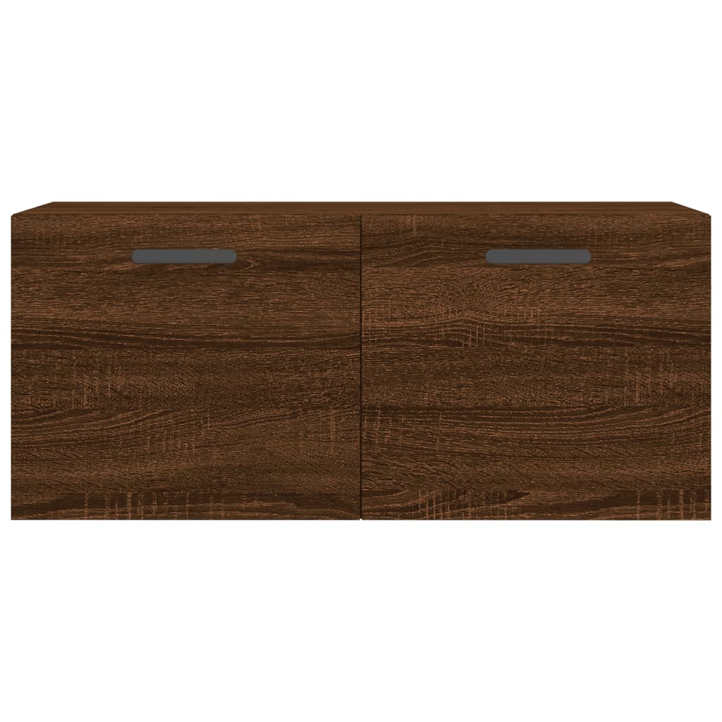 vidaXL Dulap de perete, stejar maro, 80x36,5x35 cm, lemn compozit