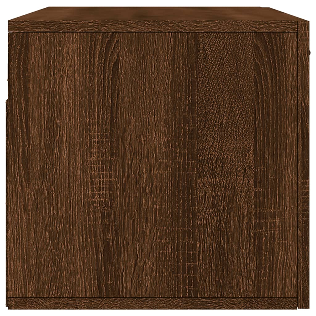 vidaXL Dulap de perete, stejar maro, 80x36,5x35 cm, lemn compozit