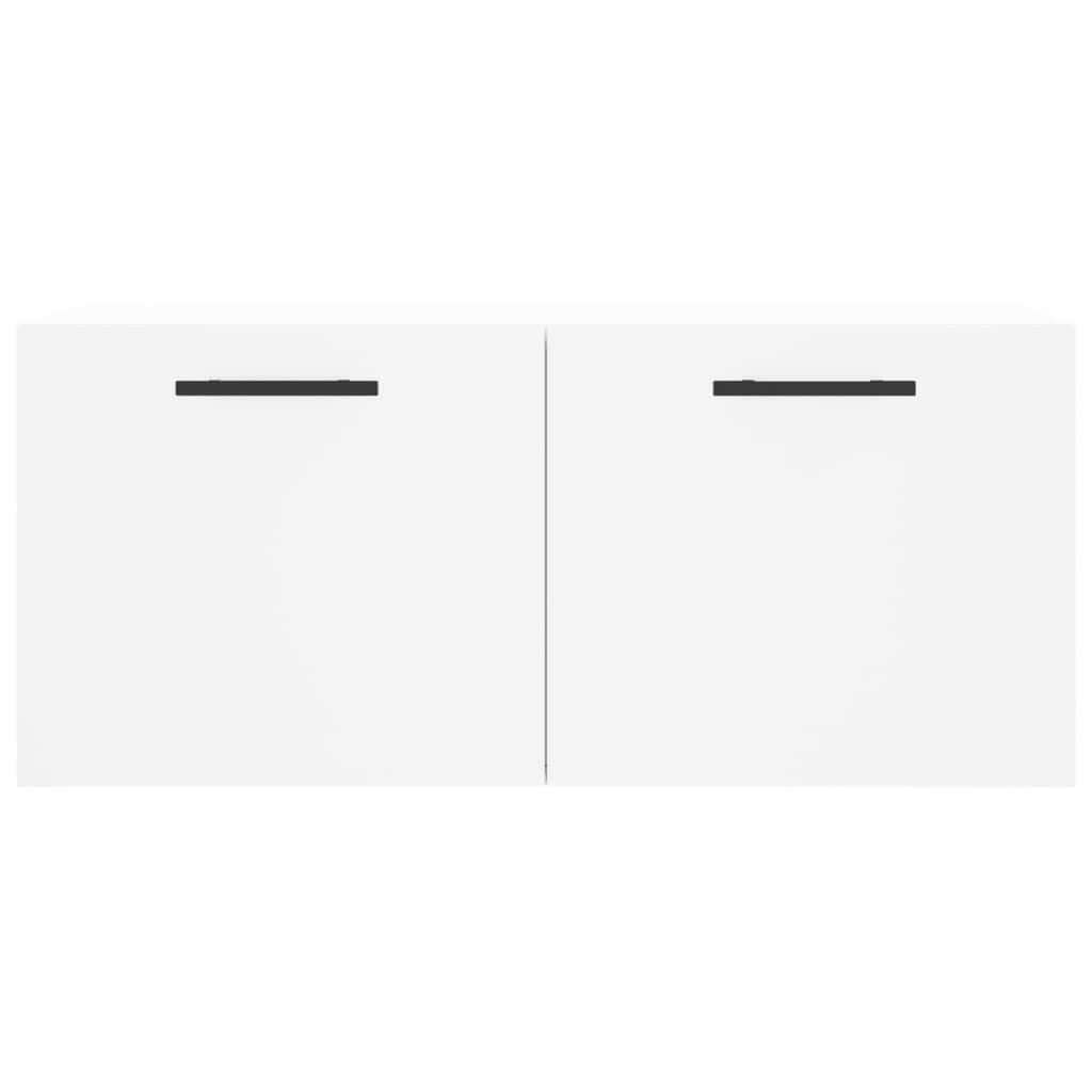 vidaXL Dulap de perete, alb, 80x36,5x35 cm, lemn compozit