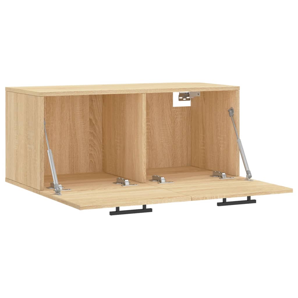 vidaXL Dulap de perete, stejar sonoma, 80x36,5x35 cm, lemn compozit