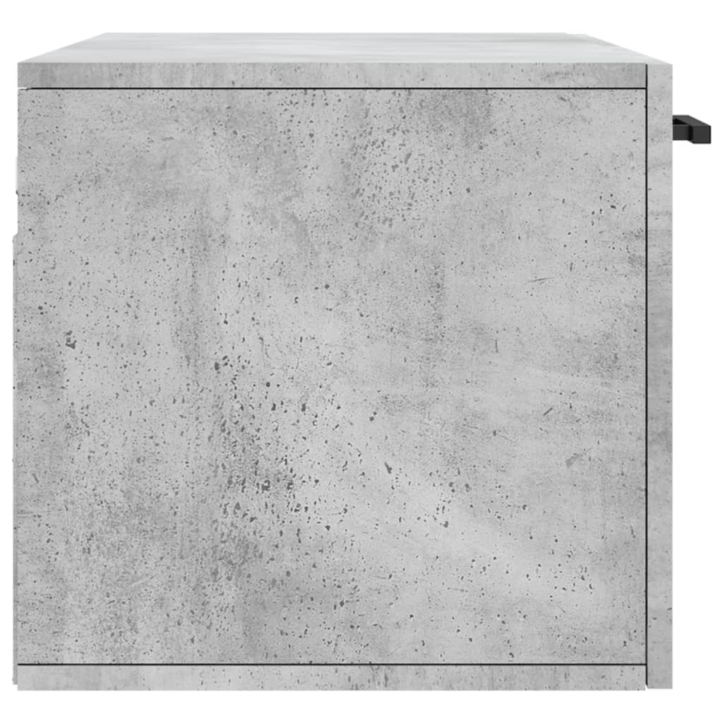 vidaXL Dulap de perete, gri beton, 80x36,5x35 cm, lemn compozit