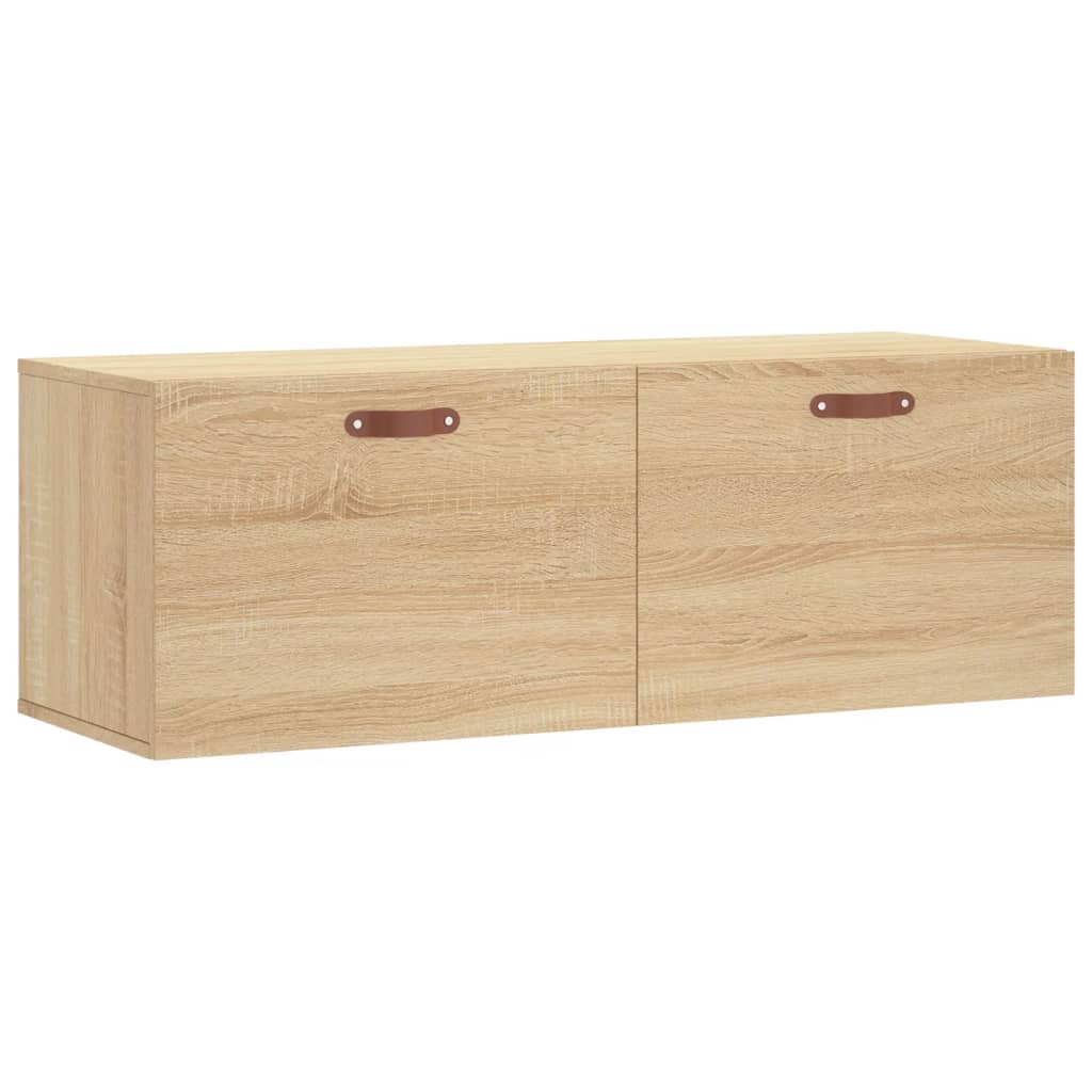vidaXL Dulap de perete, stejar sonoma, 100x36,5x35 cm, lemn prelucrat