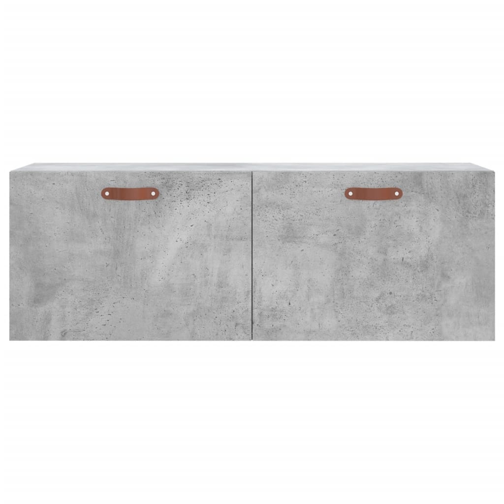vidaXL Dulap de perete, gri beton, 100x36,5x35 cm, lemn prelucrat
