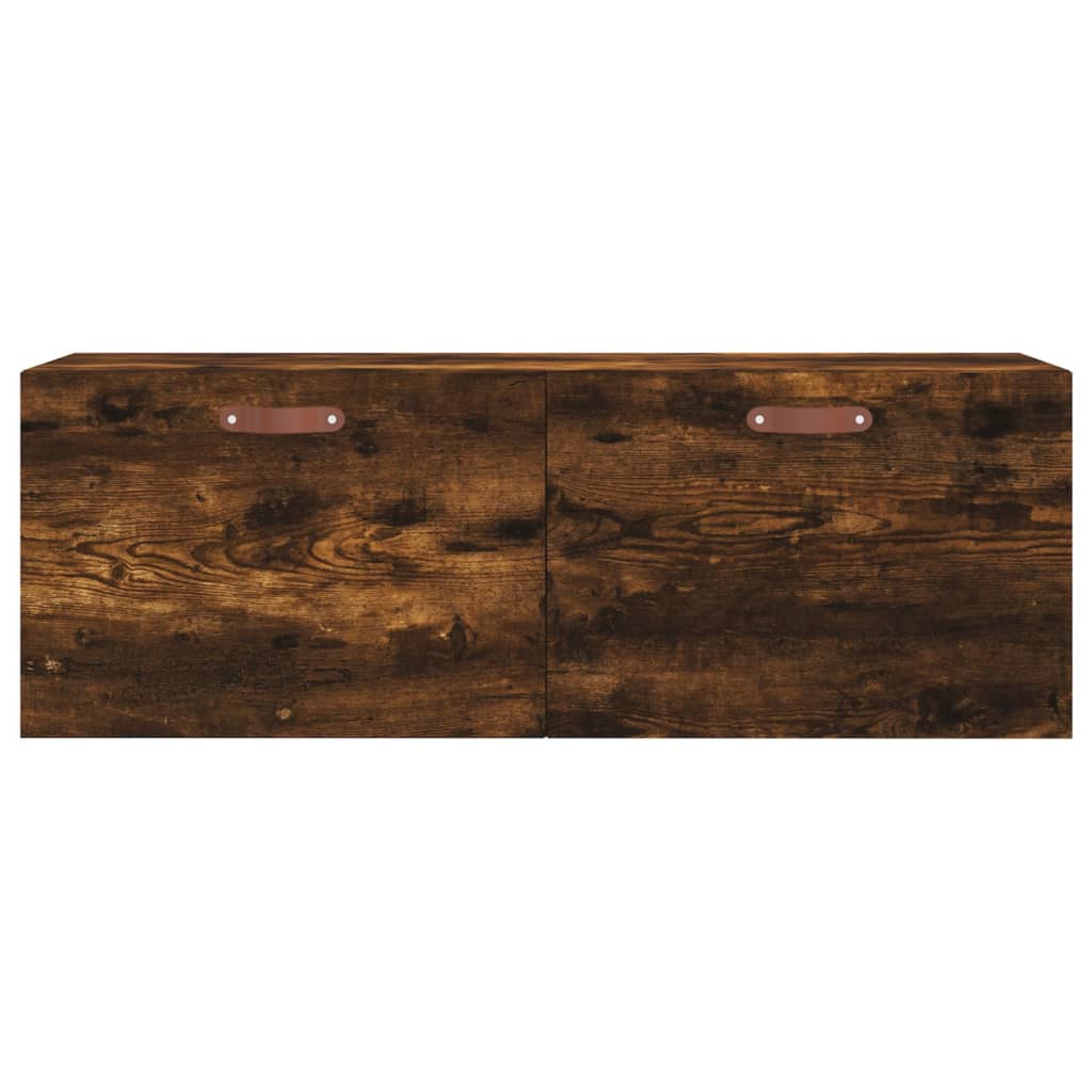 vidaXL Dulap de perete, stejar fumuriu, 100x36,5x35 cm, lemn prelucrat