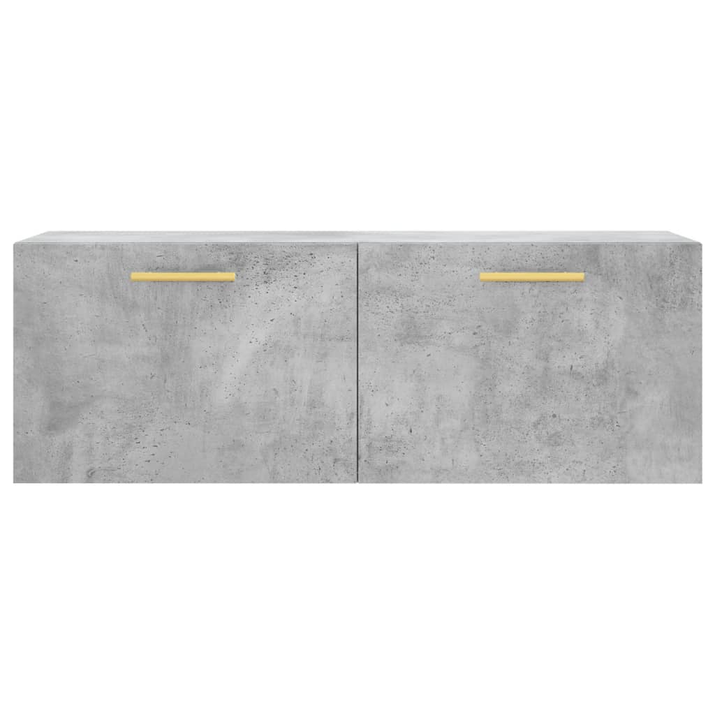 vidaXL Dulap de perete, gri beton, 100x36,5x35 cm, lemn prelucrat