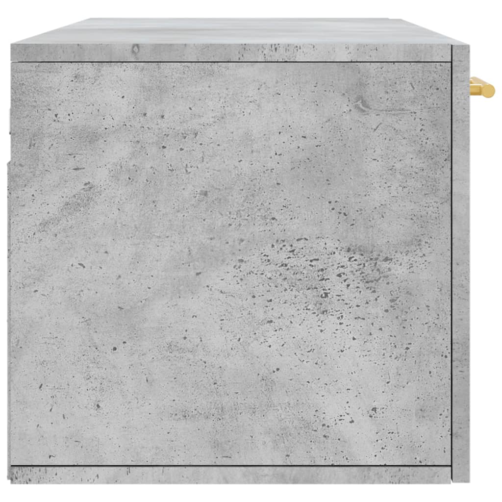 vidaXL Dulap de perete, gri beton, 100x36,5x35 cm, lemn prelucrat