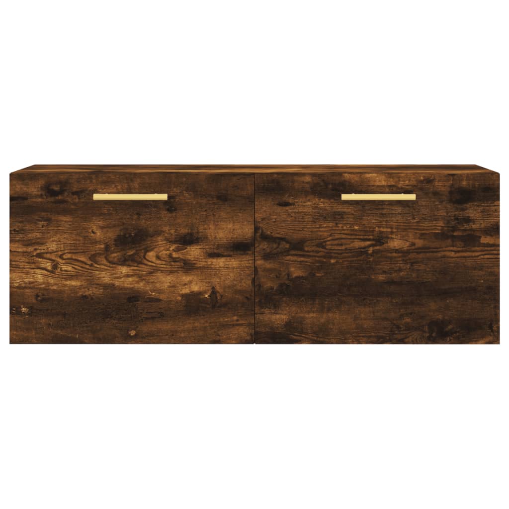 vidaXL Dulap de perete, stejar fumuriu, 100x36,5x35 cm, lemn prelucrat