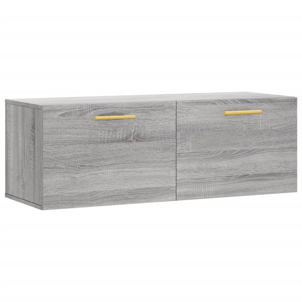 vidaXL Dulap de perete, gri sonoma, 100x36,5x35 cm, lemn prelucrat vidaXL Dulap de perete, gri sonoma, 100x36,5x35 cm, lemn prelucrat