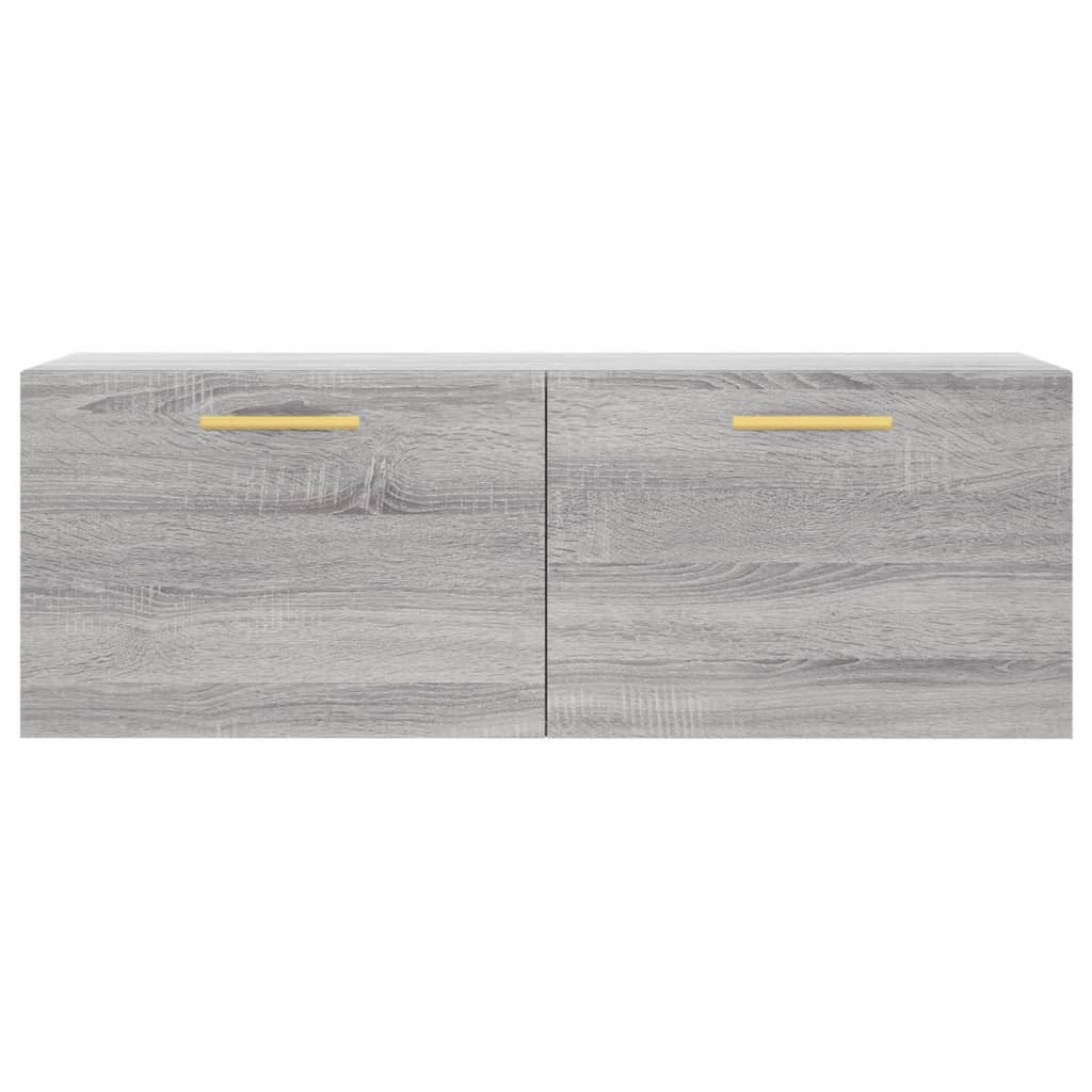 vidaXL Dulap de perete, gri sonoma, 100x36,5x35 cm, lemn prelucrat vidaXL Dulap de perete, gri sonoma, 100x36,5x35 cm, lemn prelucrat