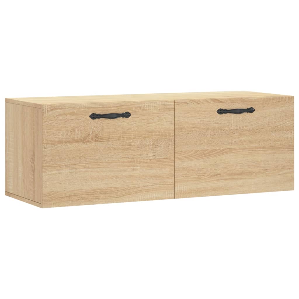 vidaXL Dulap de perete, stejar sonoma, 100x36,5x35 cm, lemn prelucrat