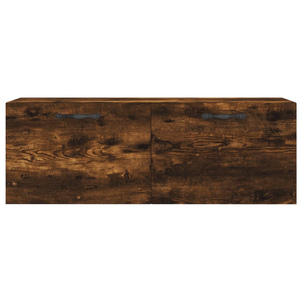 vidaXL Dulap de perete, stejar fumuriu, 100x36,5x35 cm, lemn prelucrat