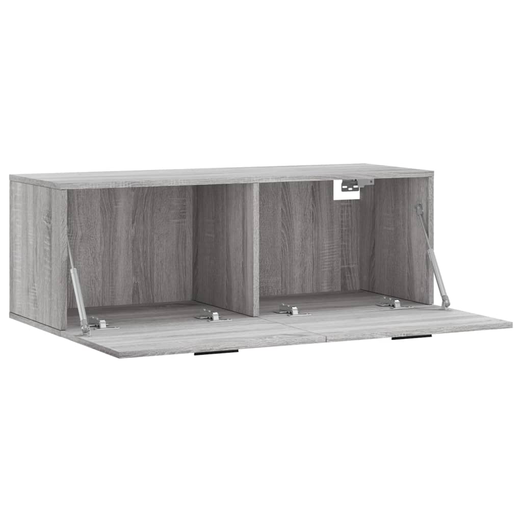 vidaXL Dulap de perete, gri sonoma, 100x36,5x35 cm, lemn prelucrat