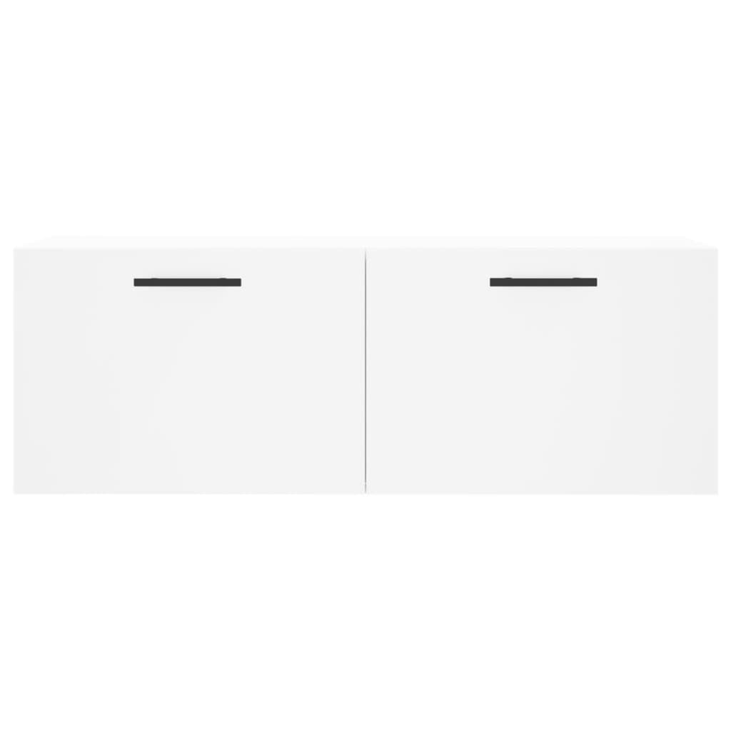 vidaXL Dulap de perete, alb, 100x36,5x35 cm, lemn compozit