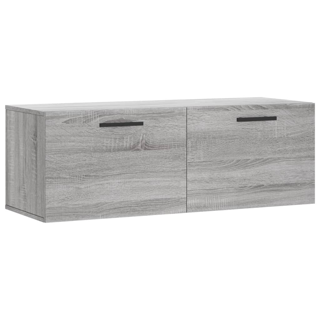 vidaXL Dulap de perete, gri sonoma, 100x36,5x35 cm, lemn prelucrat vidaXL Dulap de perete, gri sonoma, 100x36,5x35 cm, lemn prelucrat