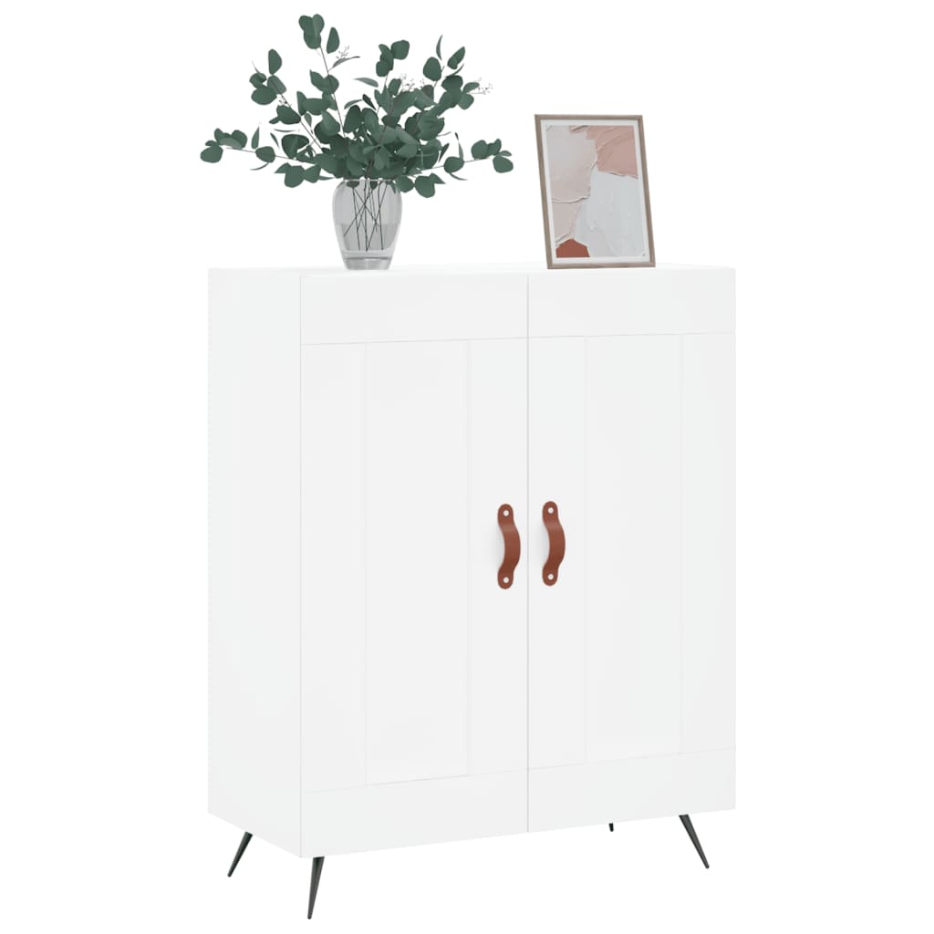 vidaXL Servantă, alb, 69,5x34x90 cm, lemn compozit vidaXL Servantă, alb, 69,5x34x90 cm, lemn compozit