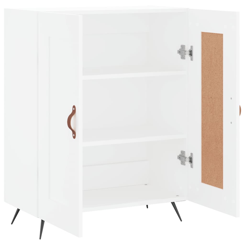 vidaXL Servantă, alb, 69,5x34x90 cm, lemn compozit vidaXL Servantă, alb, 69,5x34x90 cm, lemn compozit