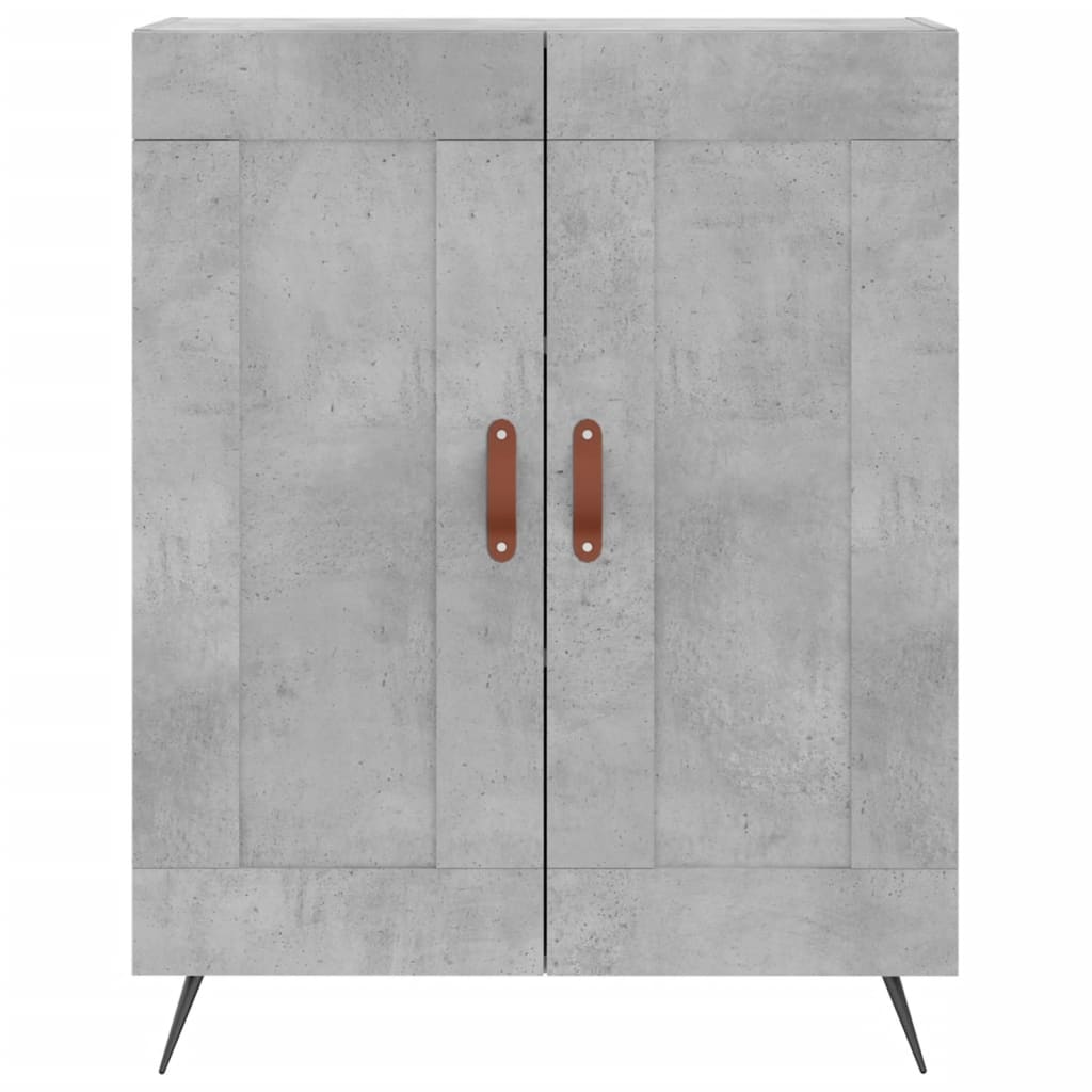 vidaXL Servantă, gri beton, 69,5x34x90 cm, lemn compozit vidaXL Servantă, gri beton, 69,5x34x90 cm, lemn compozit
