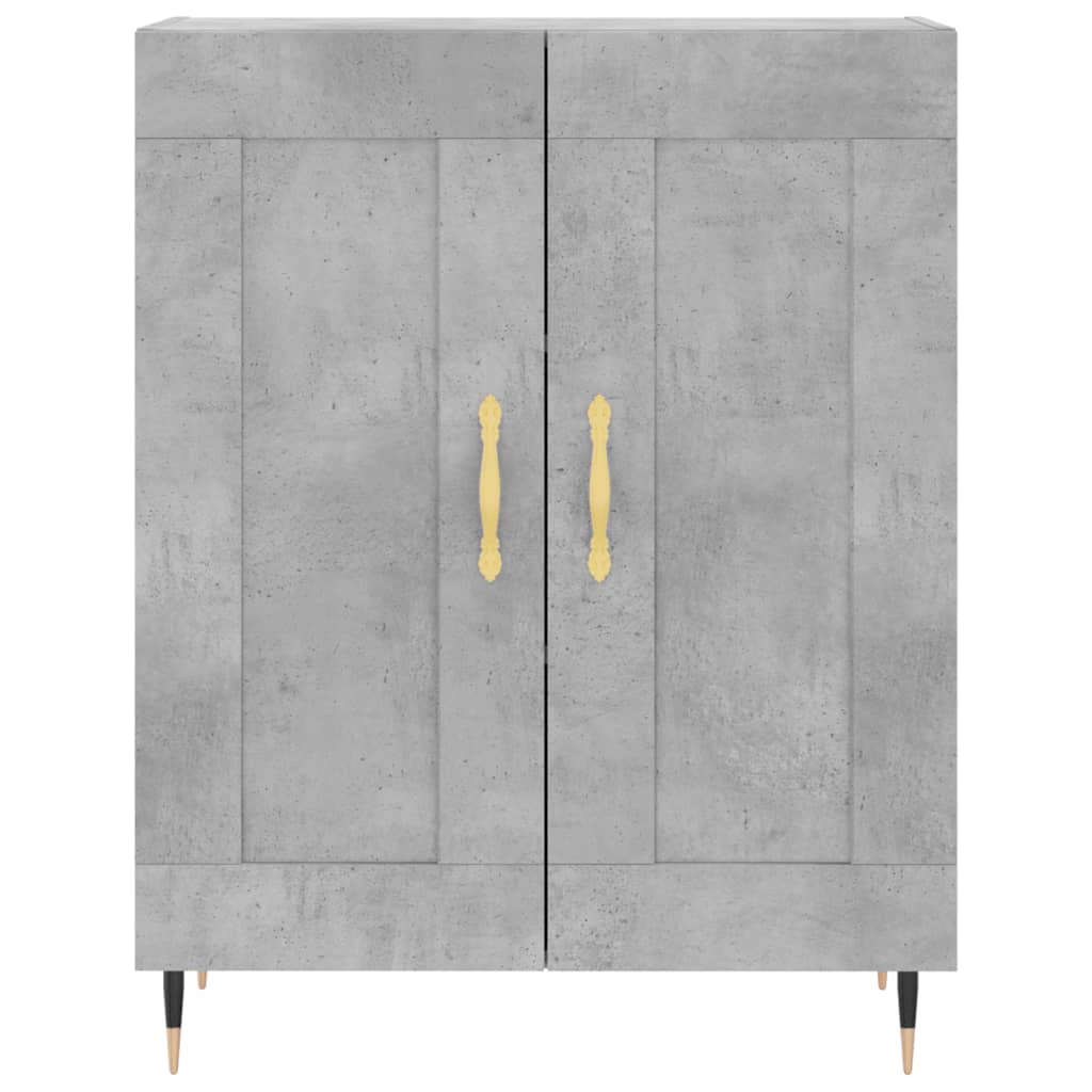 vidaXL Servantă, gri beton, 69,5x34x90 cm, lemn compozit vidaXL Servantă, gri beton, 69,5x34x90 cm, lemn compozit