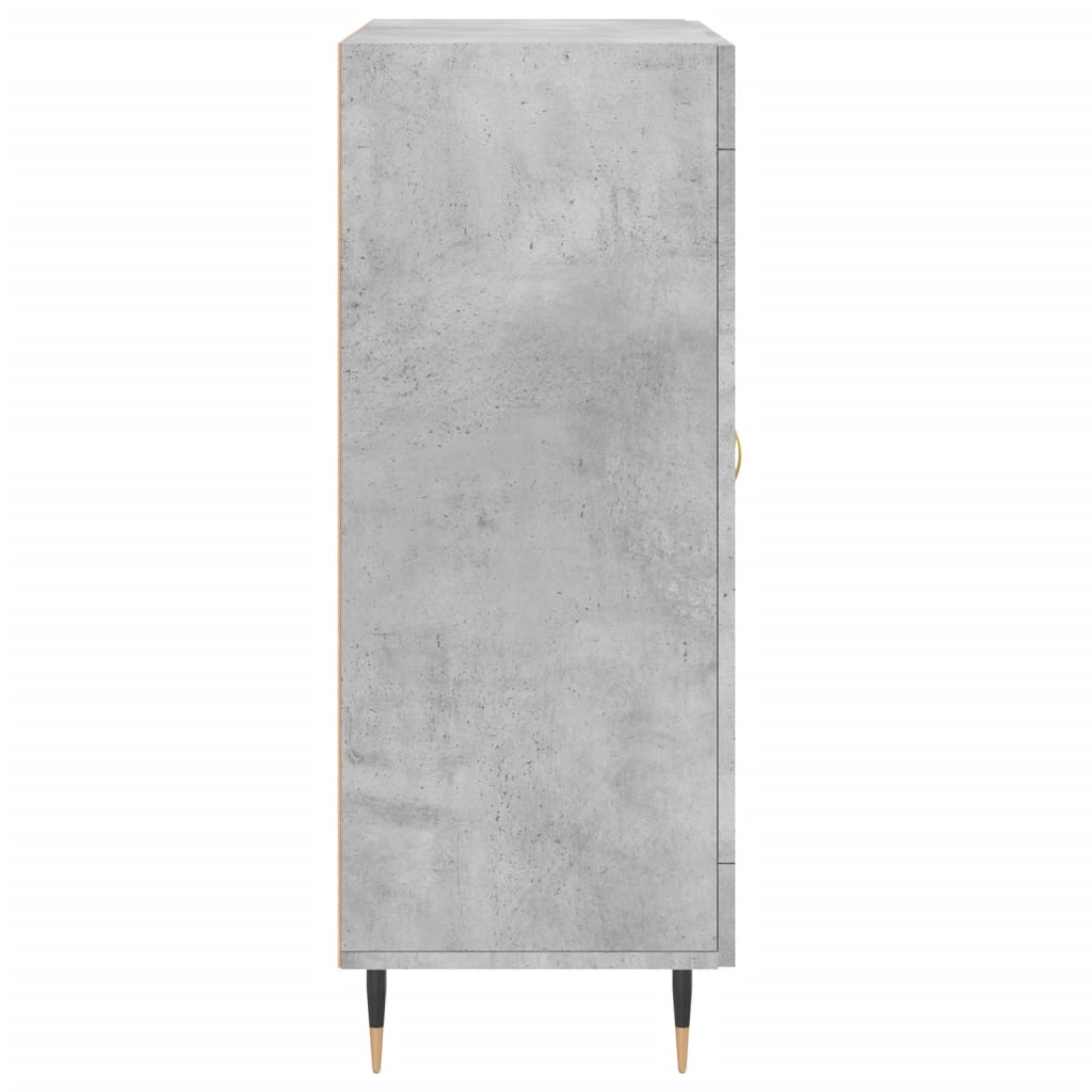 vidaXL Servantă, gri beton, 69,5x34x90 cm, lemn compozit vidaXL Servantă, gri beton, 69,5x34x90 cm, lemn compozit