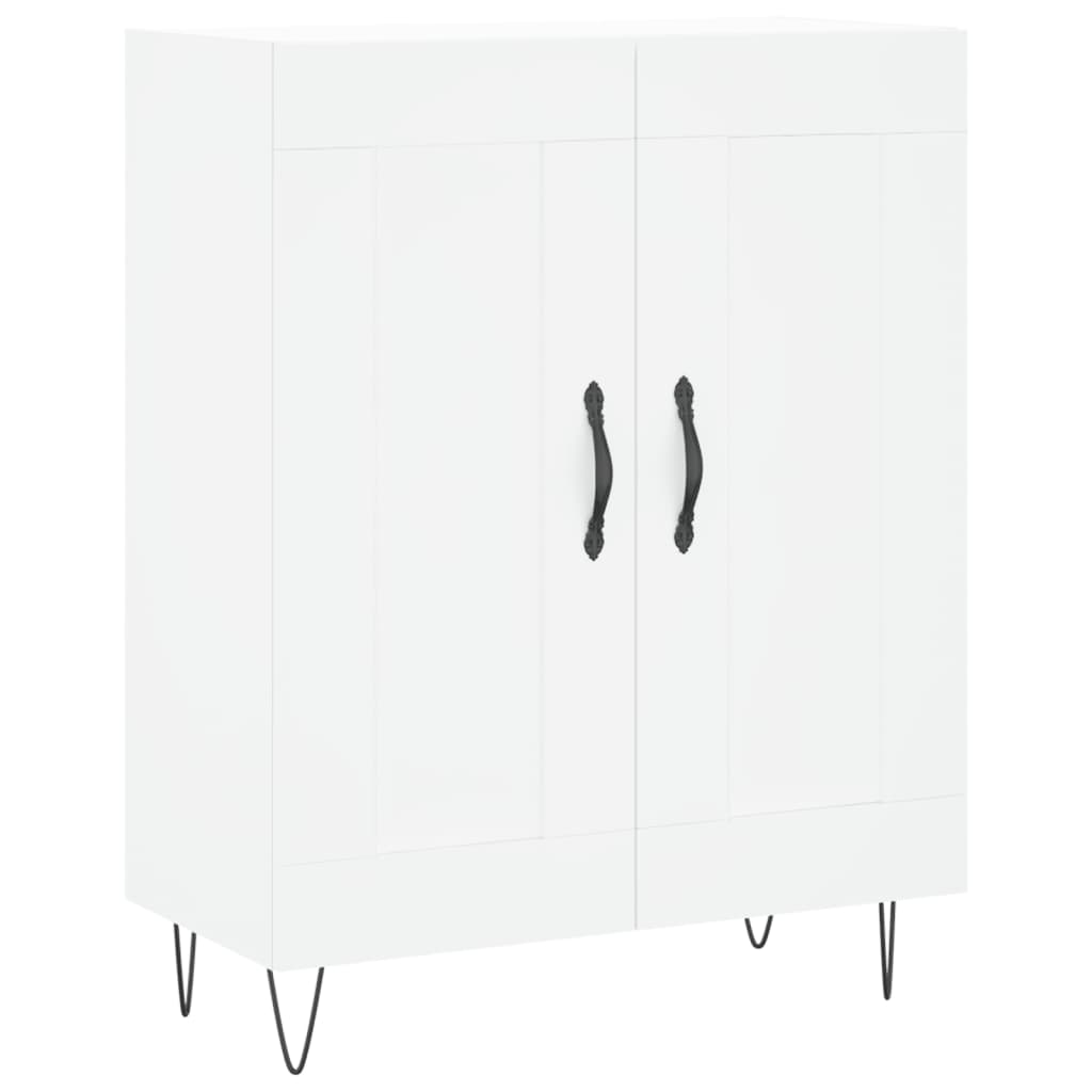 vidaXL Servantă, alb, 69,5x34x90 cm, lemn compozit vidaXL Servantă, alb, 69,5x34x90 cm, lemn compozit