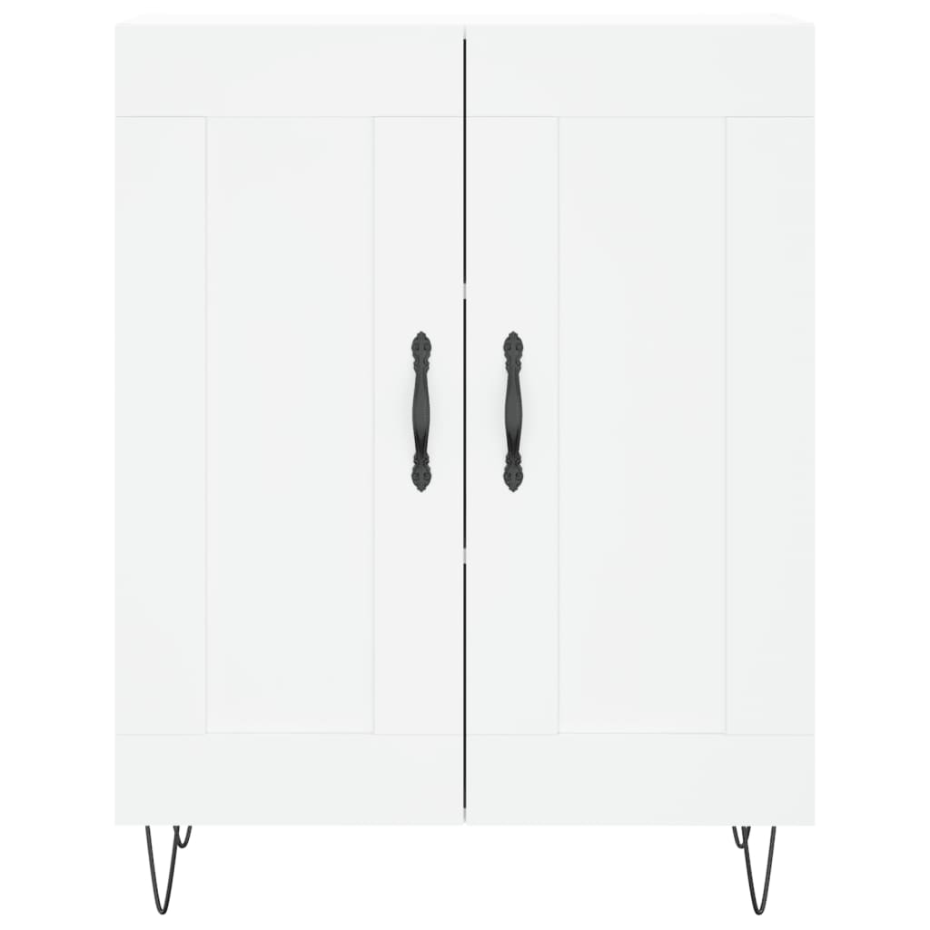 vidaXL Servantă, alb, 69,5x34x90 cm, lemn compozit vidaXL Servantă, alb, 69,5x34x90 cm, lemn compozit